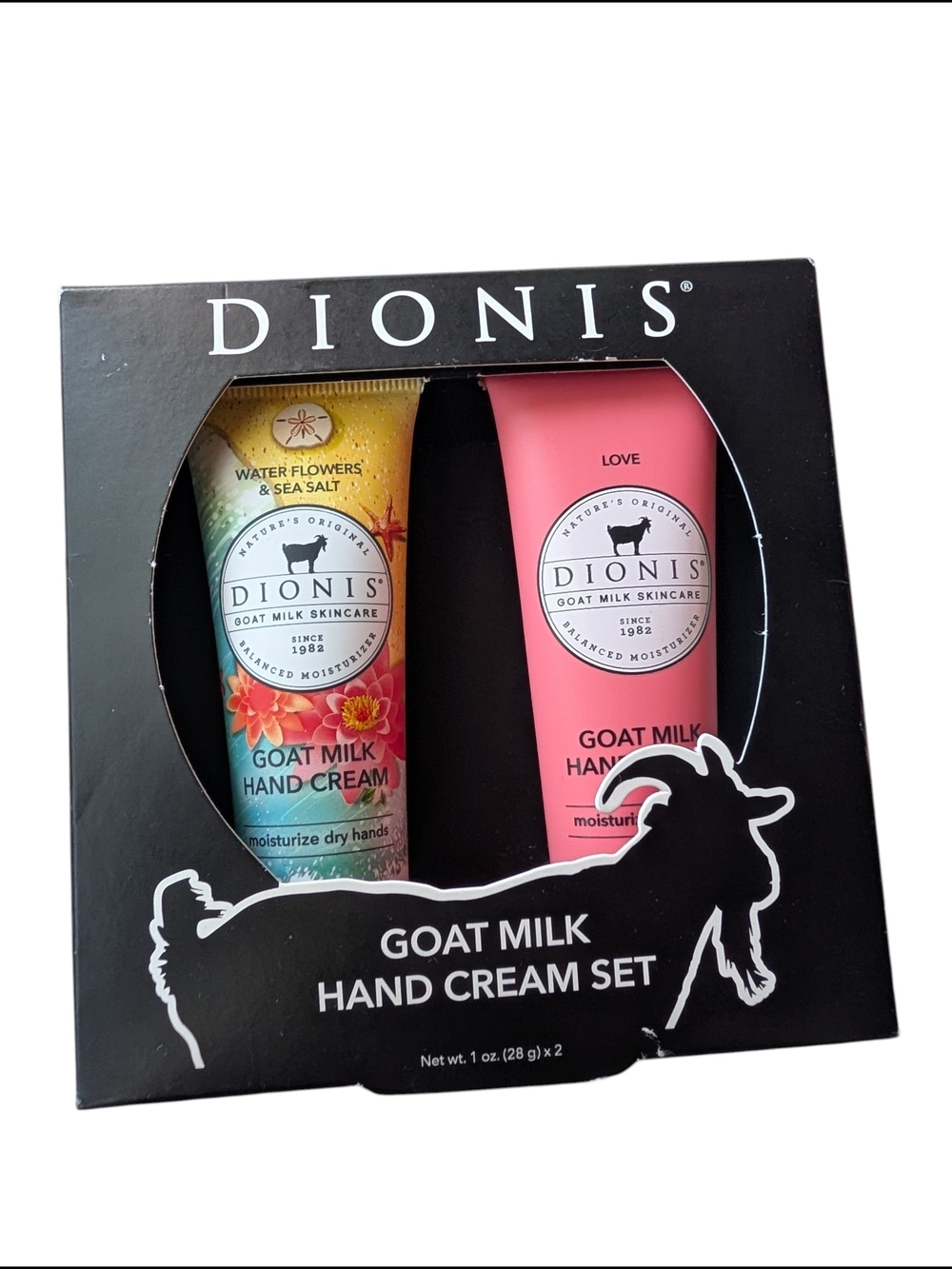 DIONIS Goat Milk Hand Cream Duo - Pink & Multi Floral